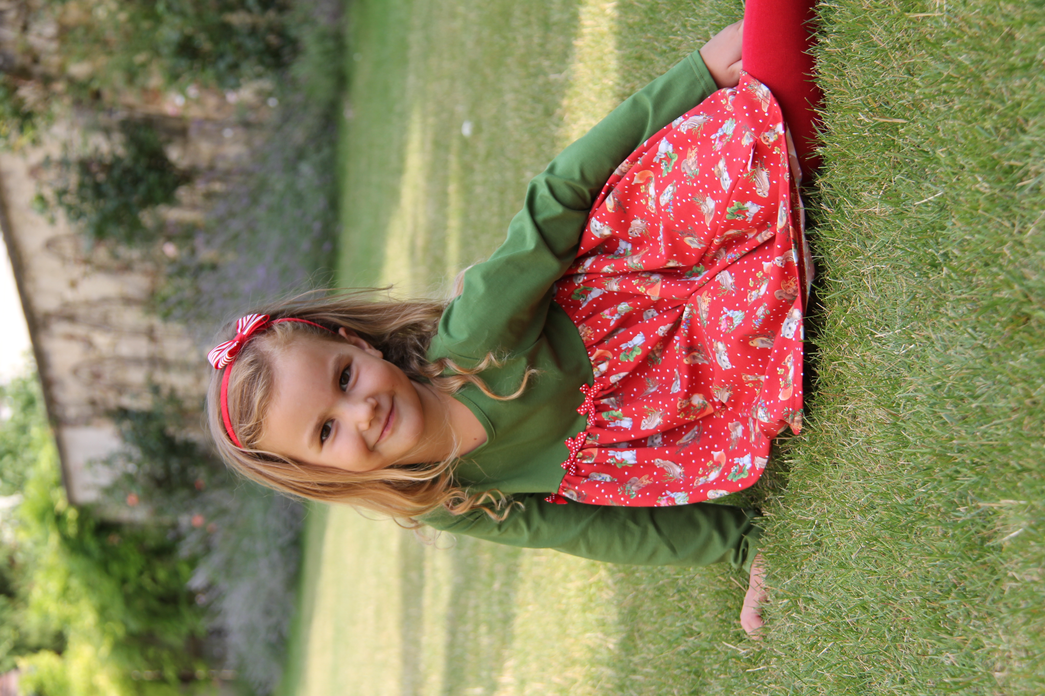 Kleid Waldtiere Kleid Waldtiere