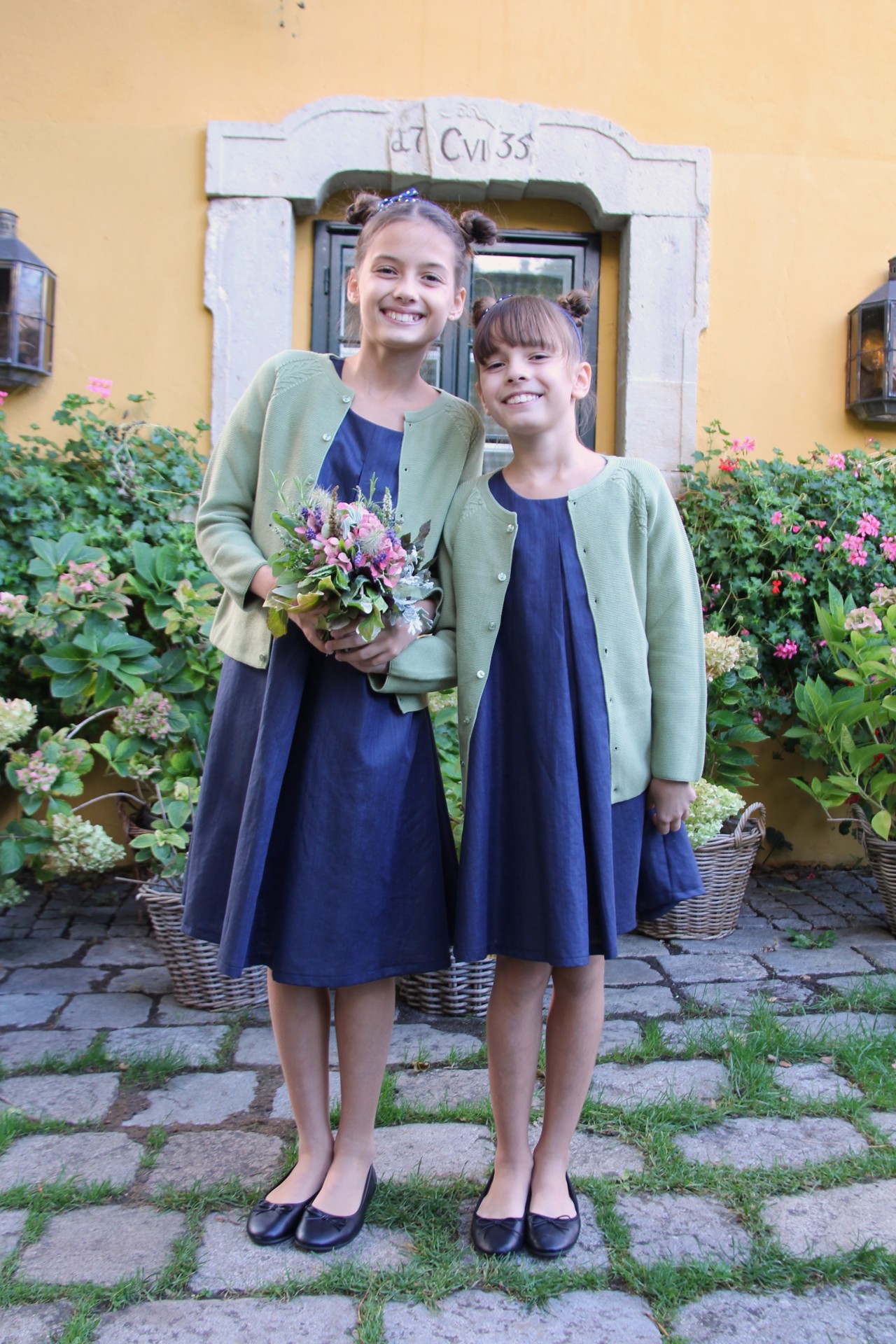 Mädchen Kombi dunkelblau