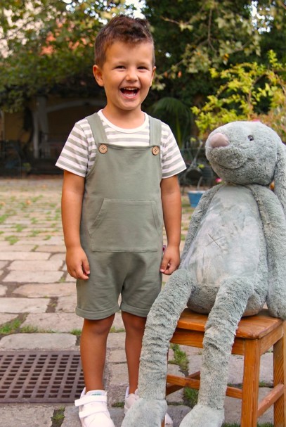 Sommer Latzhose salbei