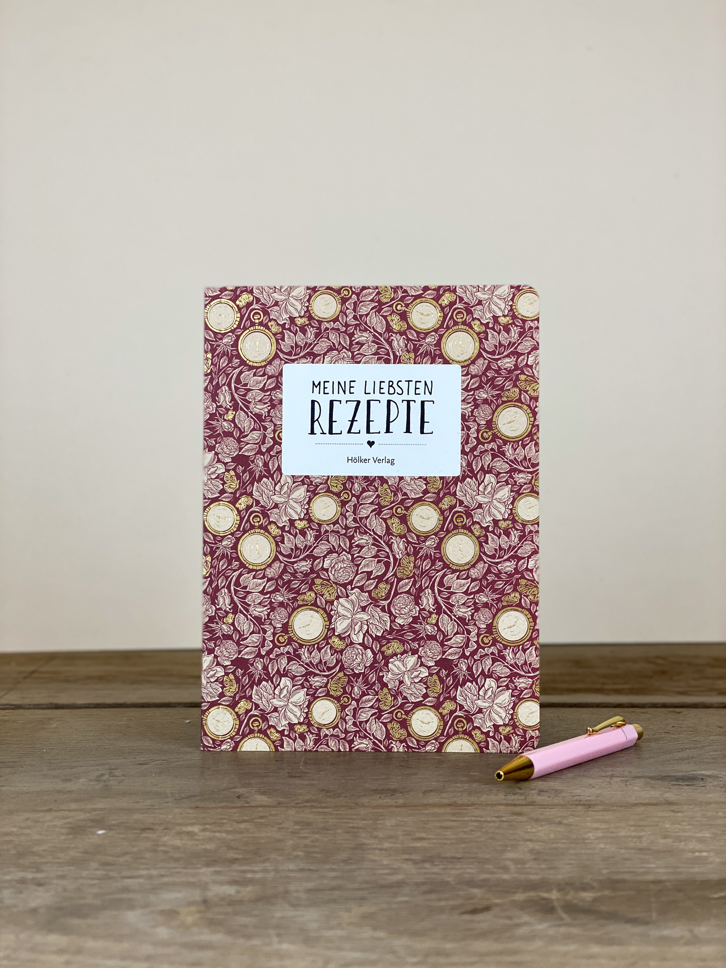 Rezeptebuch rot 