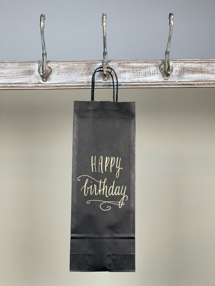 Weintasche Happy Birthday