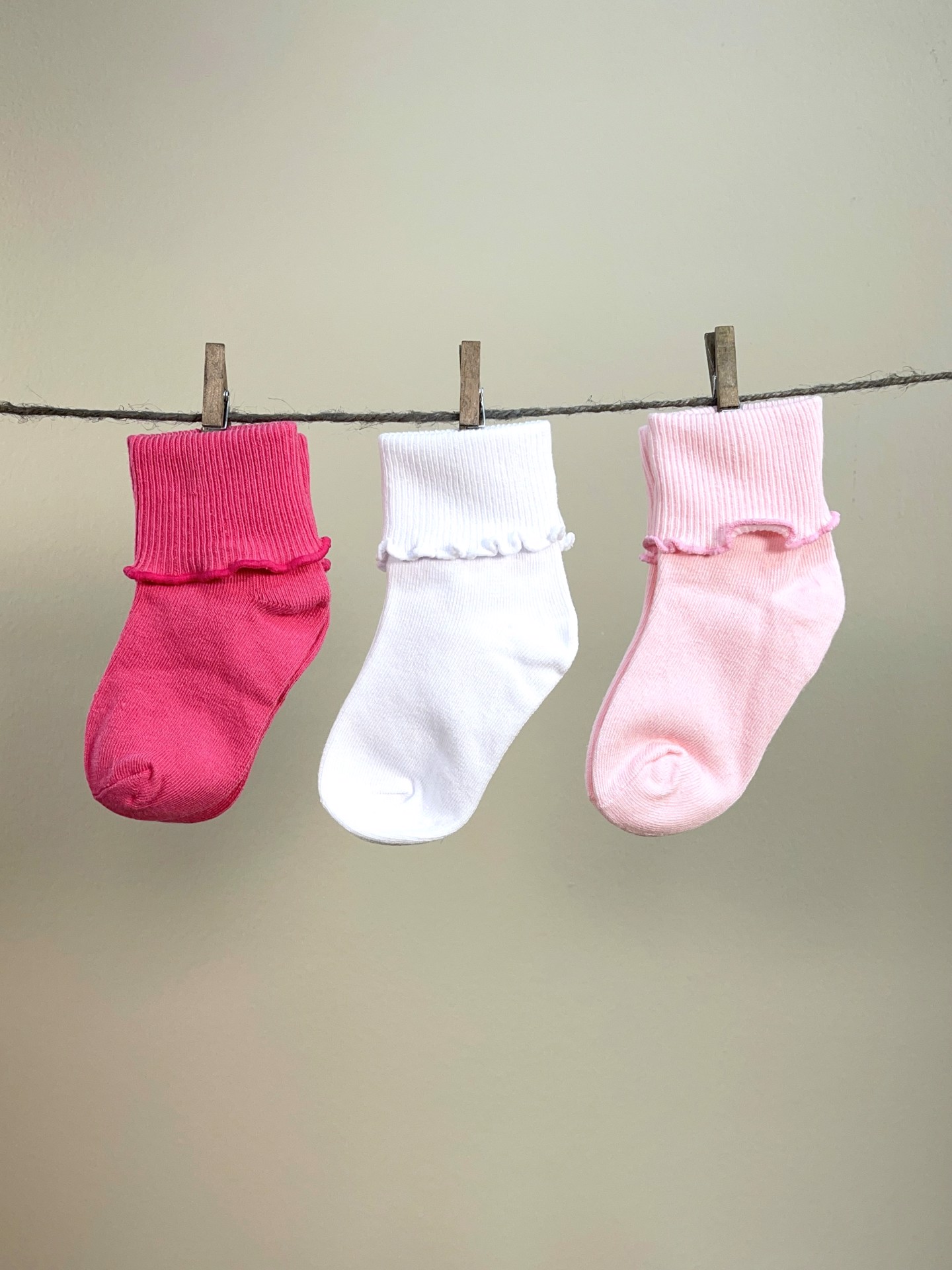 Socken Rüsche