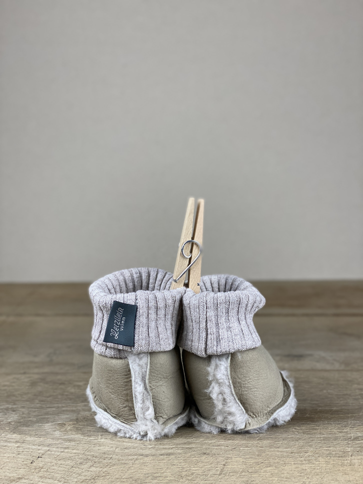 Babyschuhe Lammfell beige Babyschuhe Lammfell beige