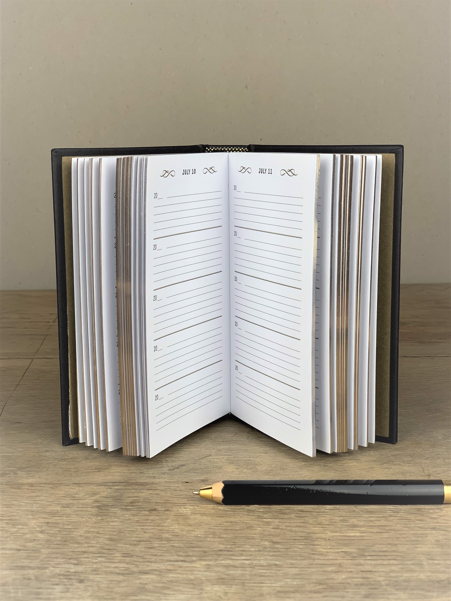 Kalender black One line a day Kalender black One line a day