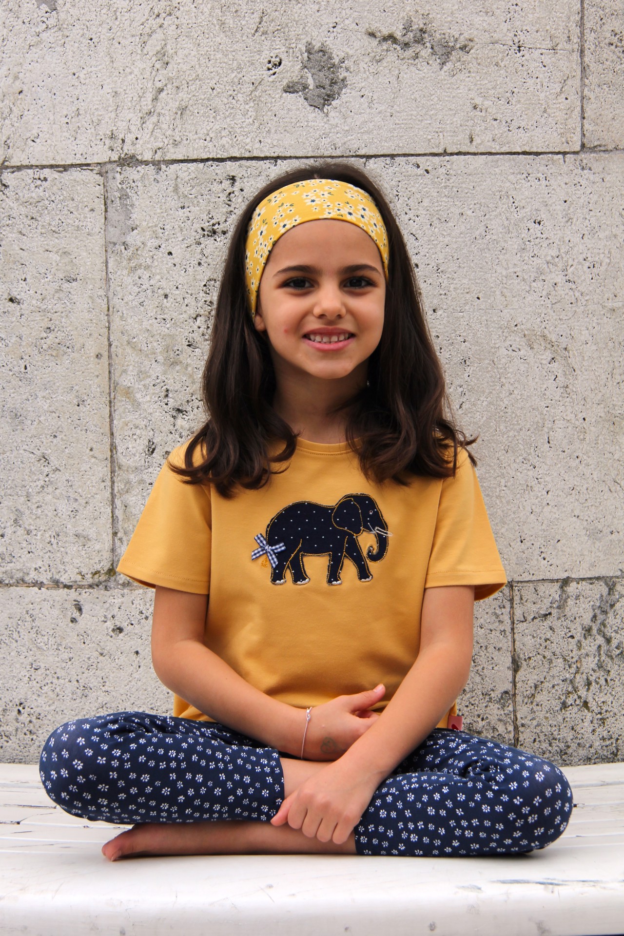 Mädchen Kombi Elefant