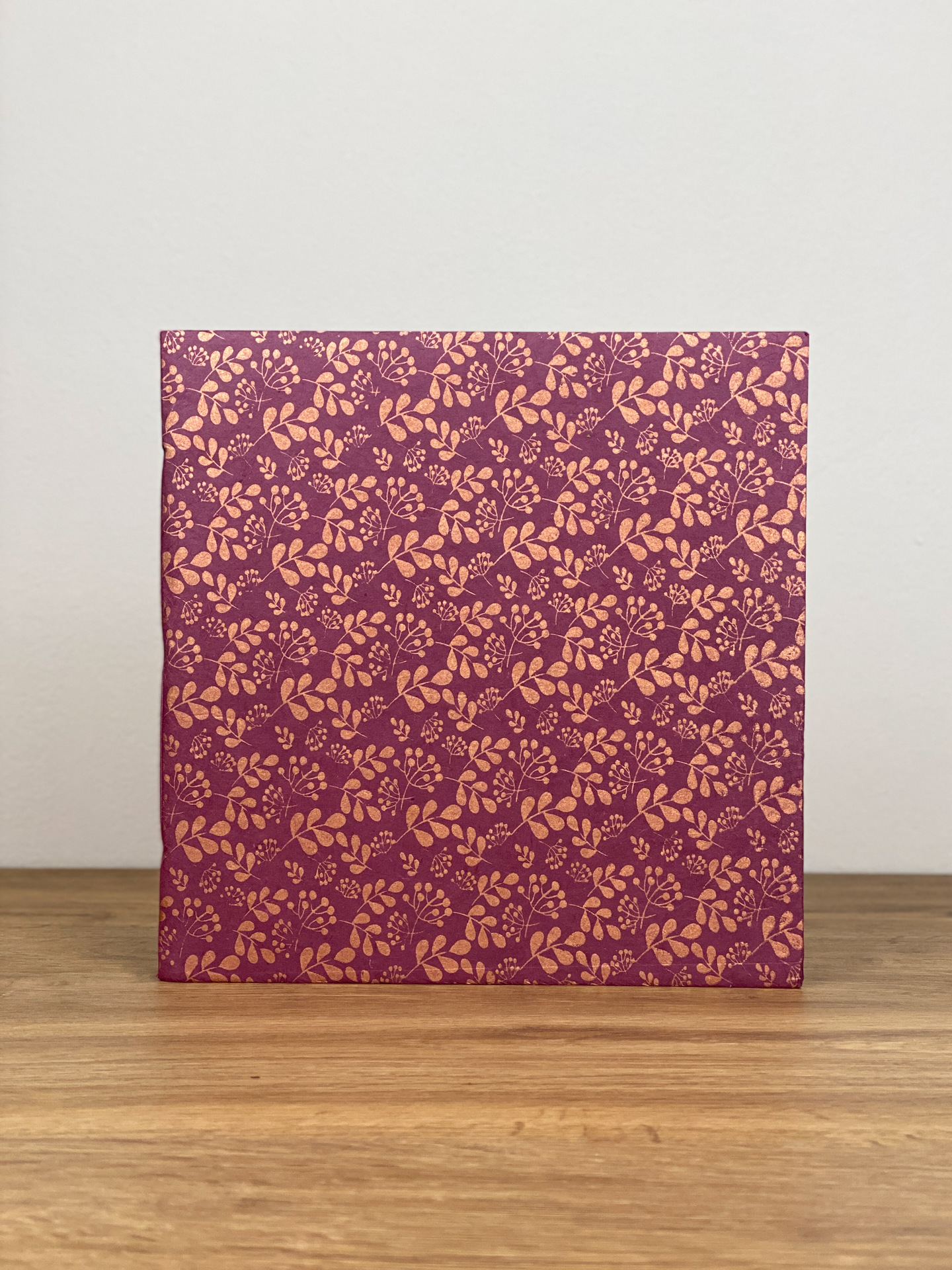 Album Softcover groß Blüten bordeaux/rosé