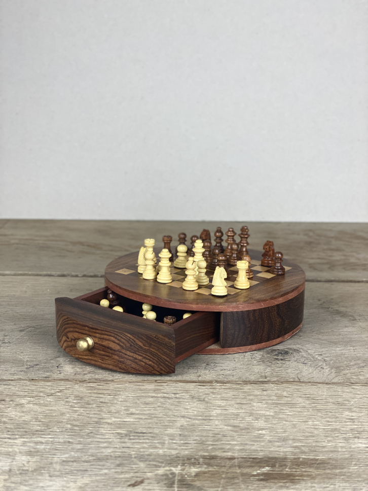 Schach Spiel Holz