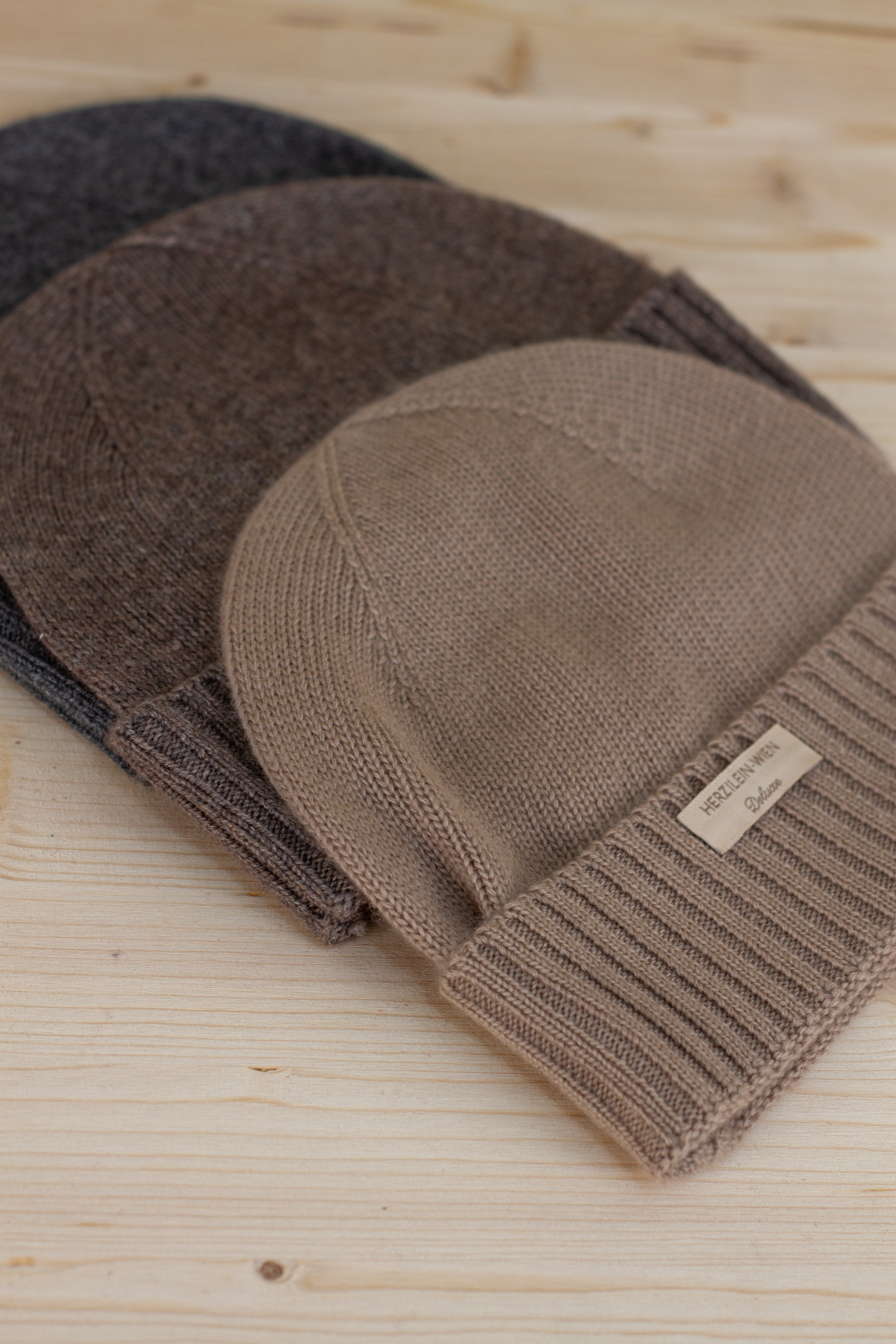 Cashmere Haube Unisex browns