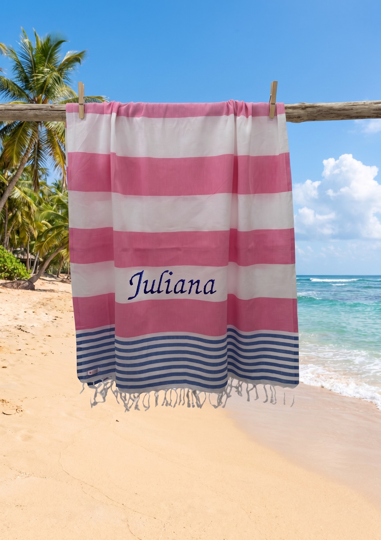 Strandtuch pink