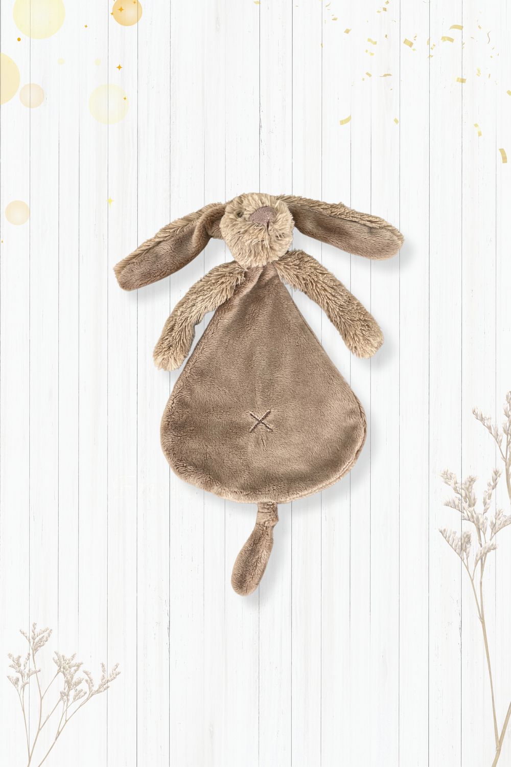 Schmusetuch Hase braun 