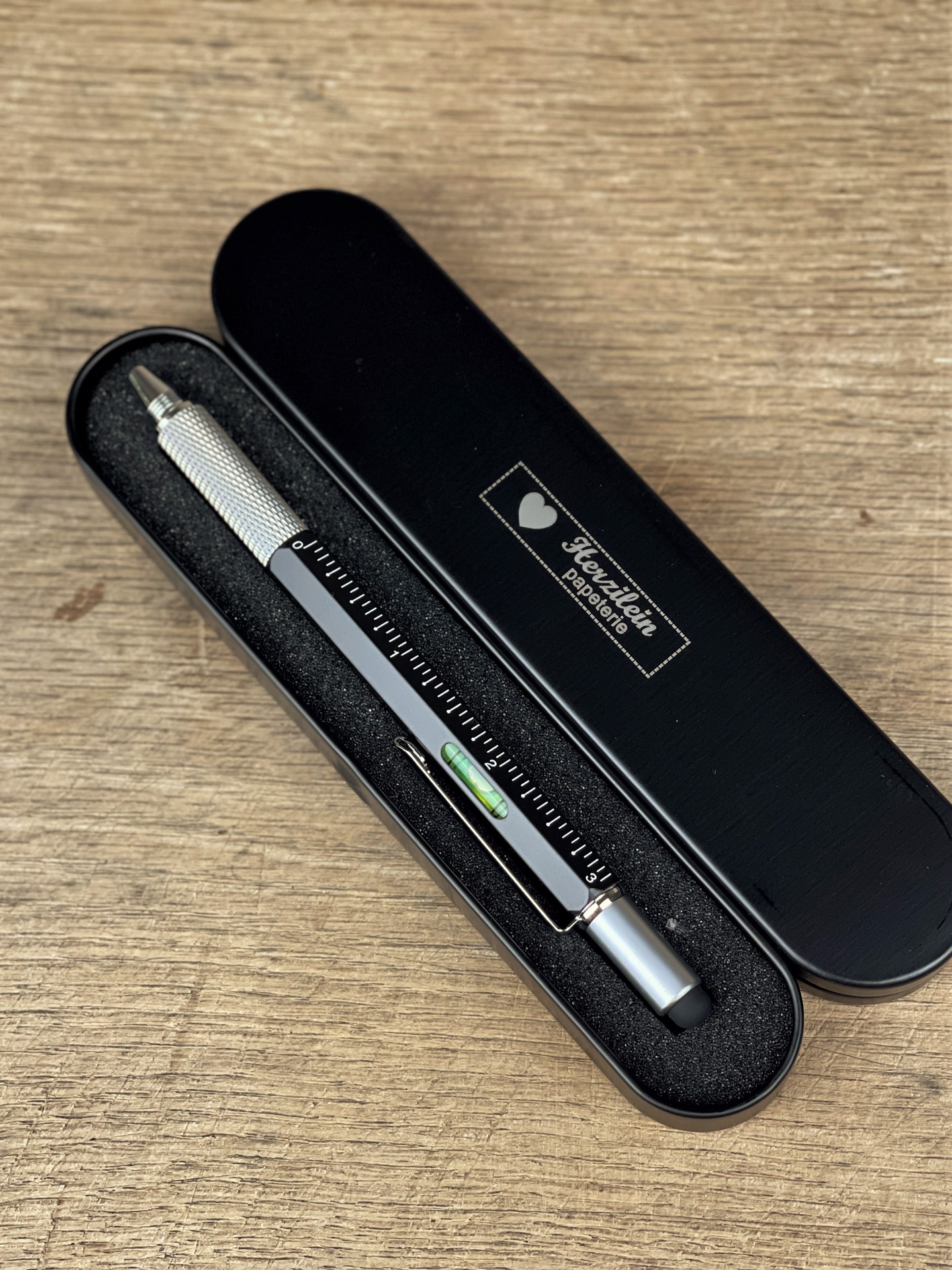 Kugelschreiber Multi Tool schwarz