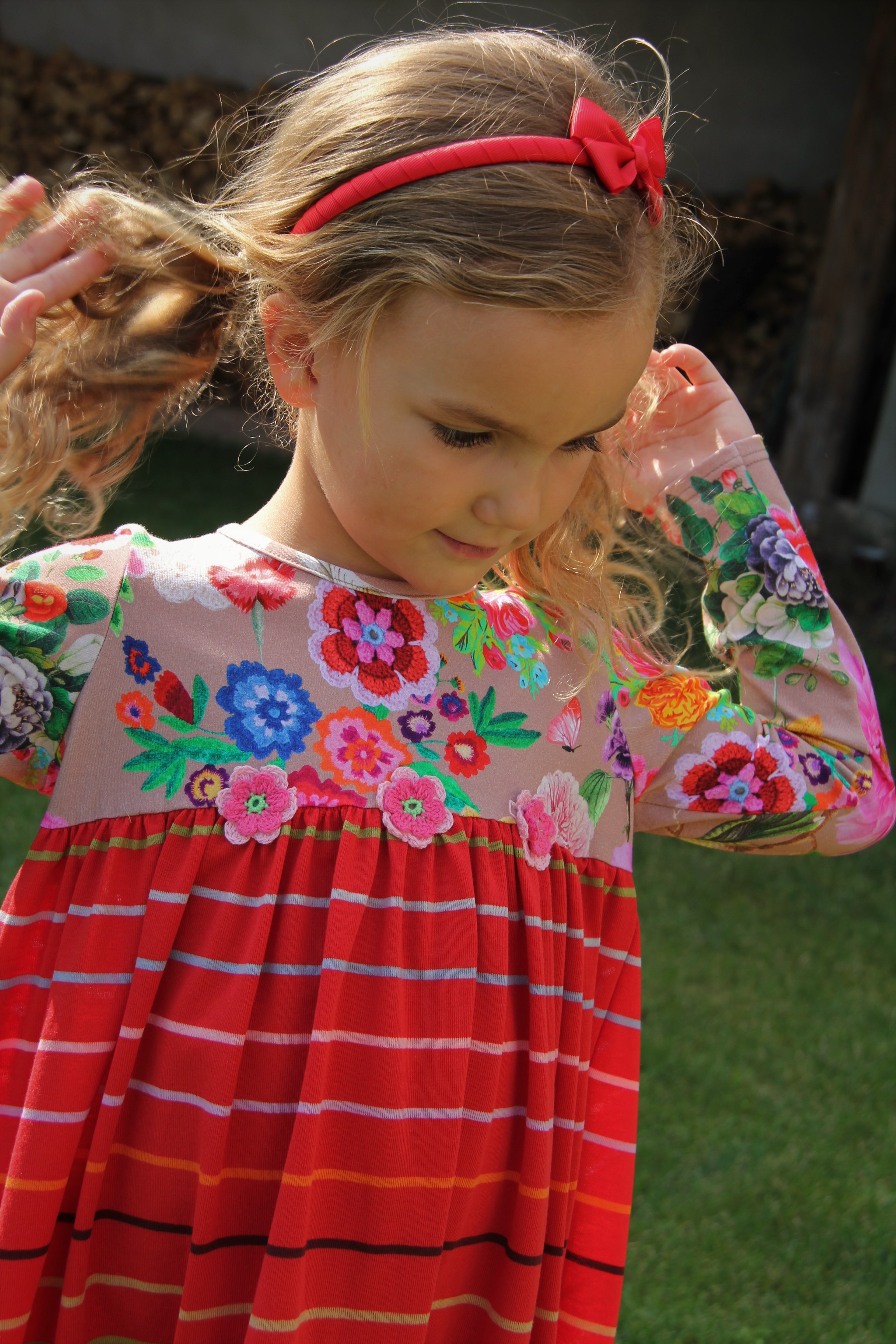 Kleid Floral gestreift Kleid Floral gestreift