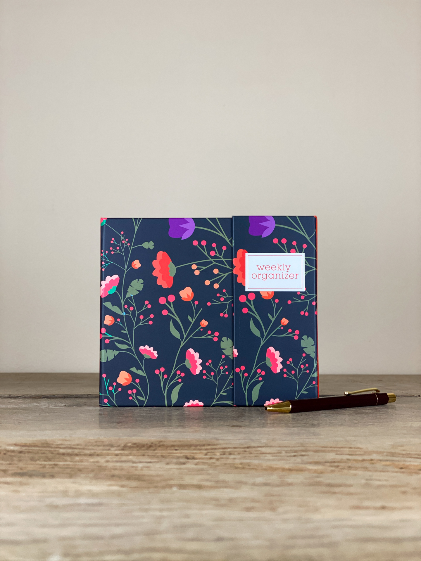 Weekly Planner - Sticky Notepad Flowers