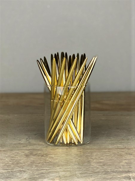 Kugelschreiber elegant gold