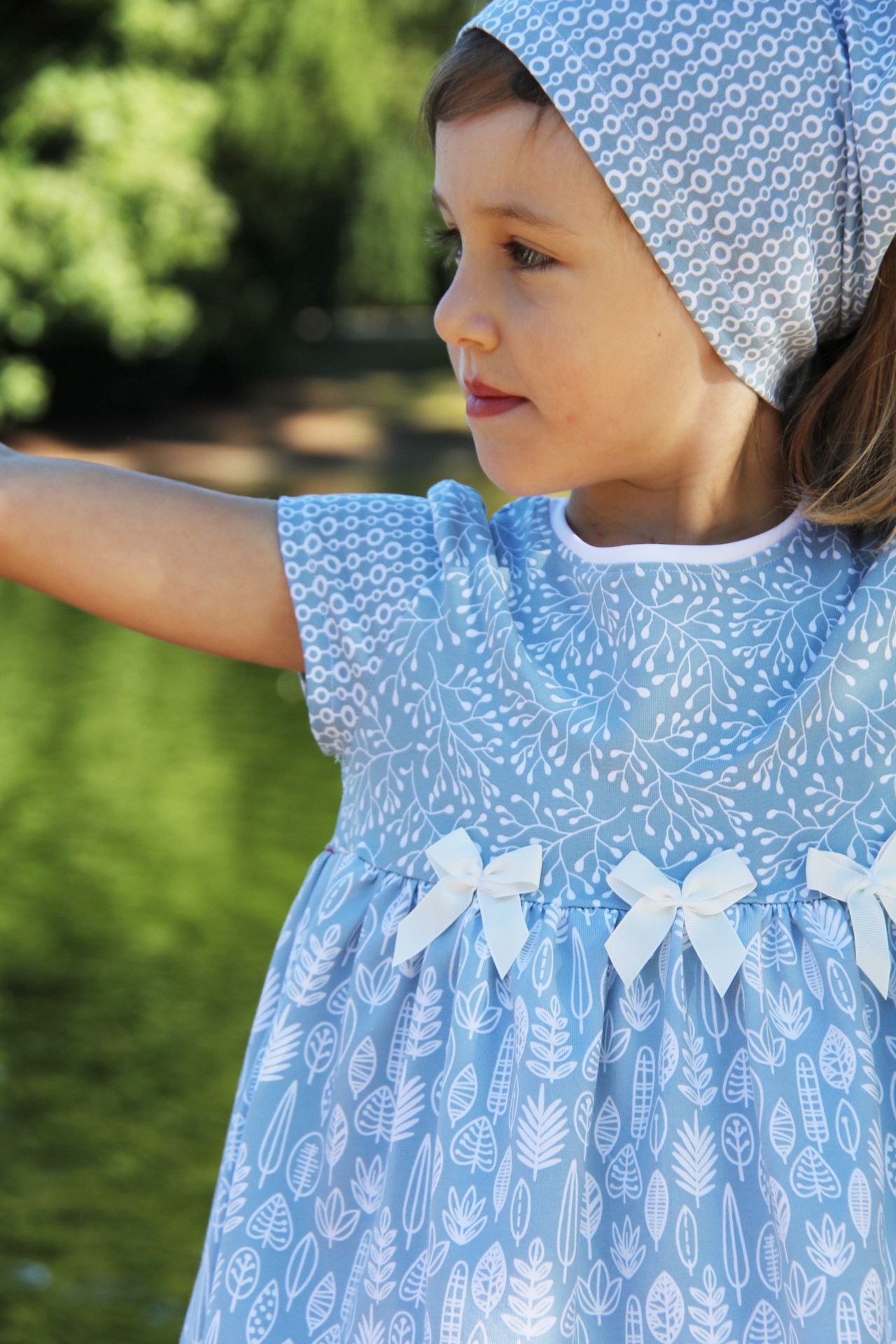 Kleid Frühlingstraum hellblau Kleid Frühlingstraum hellblau
