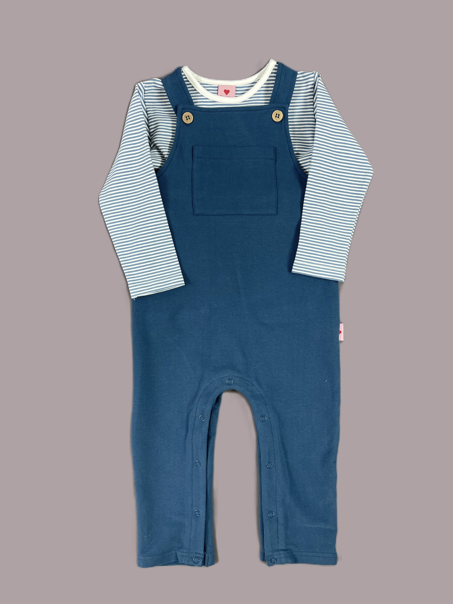 Shirt langarm gestreift mint