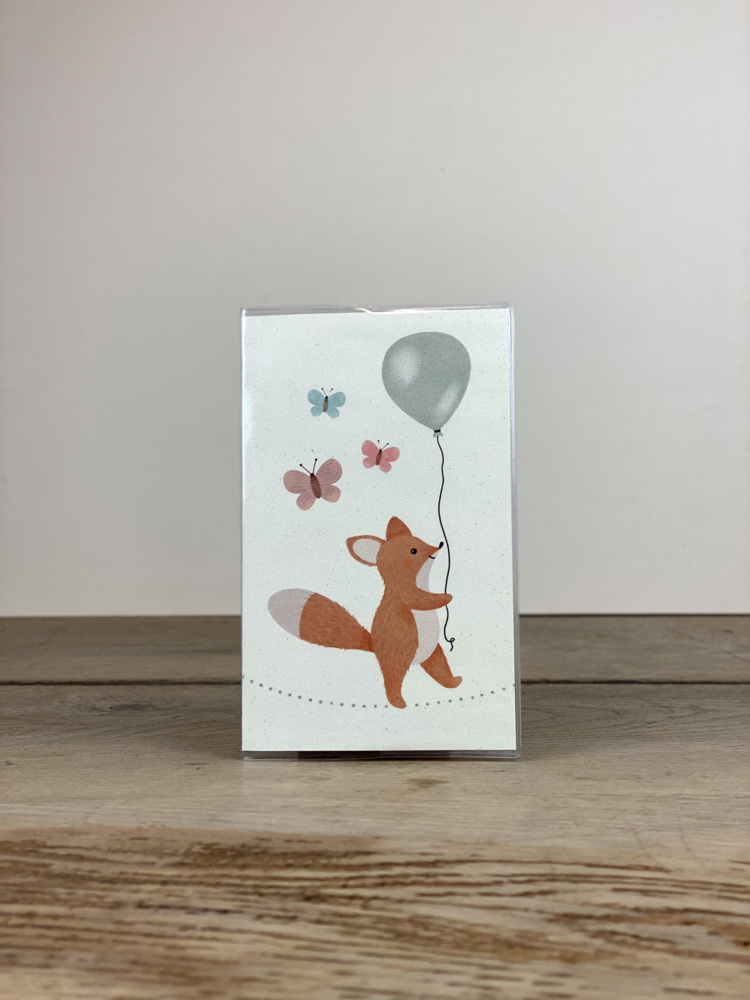 Mutterkindpasshülle Fuchs Luftballon