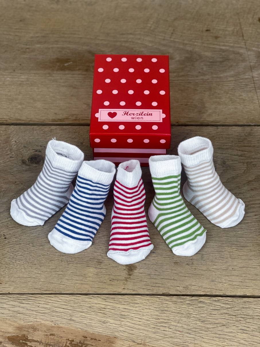 Socken stripes grün