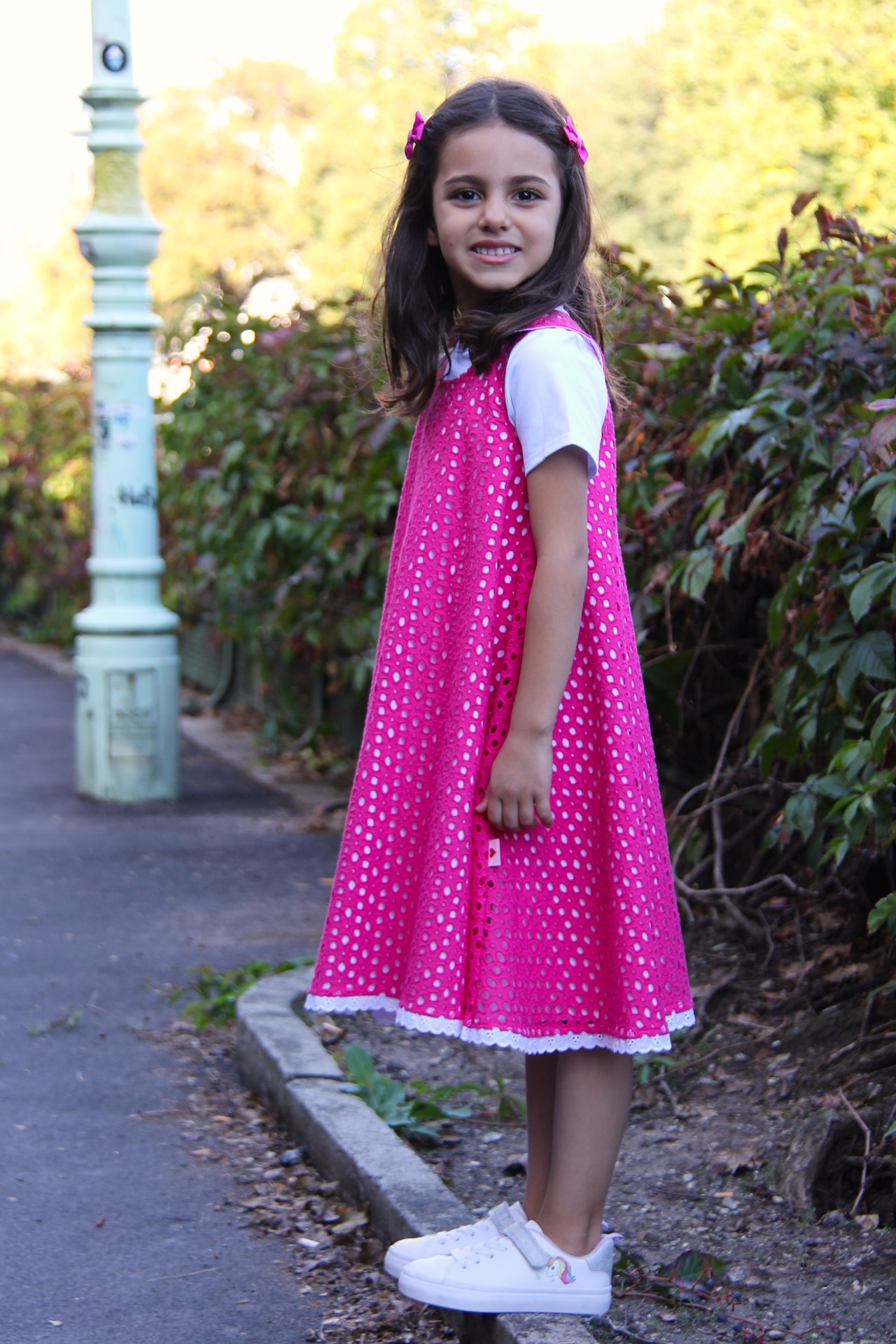 Mädchen Kombi Drehkleid