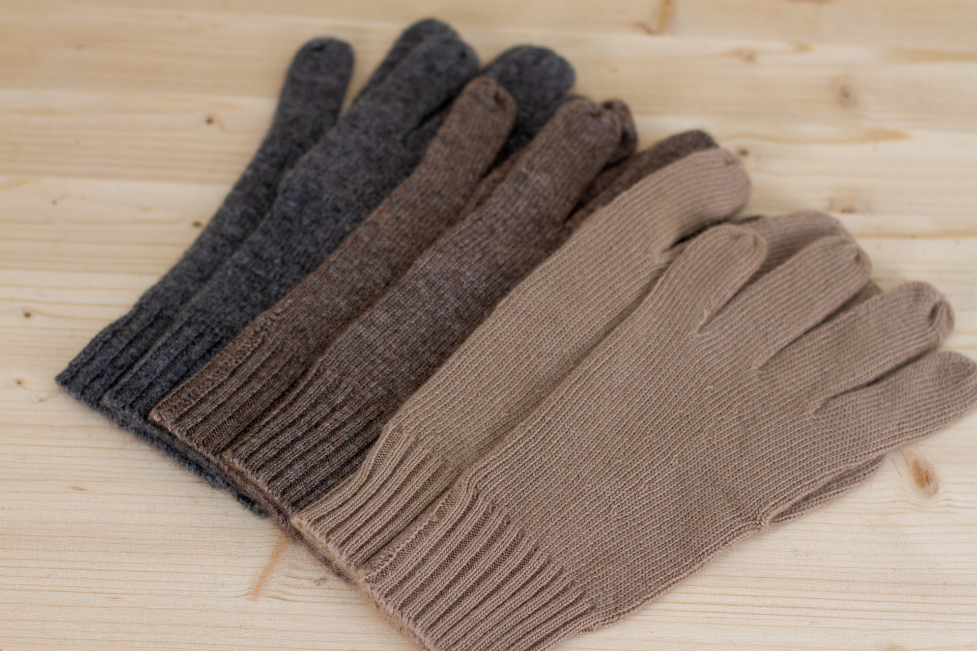 Handschuhe Cashmere Damen browns