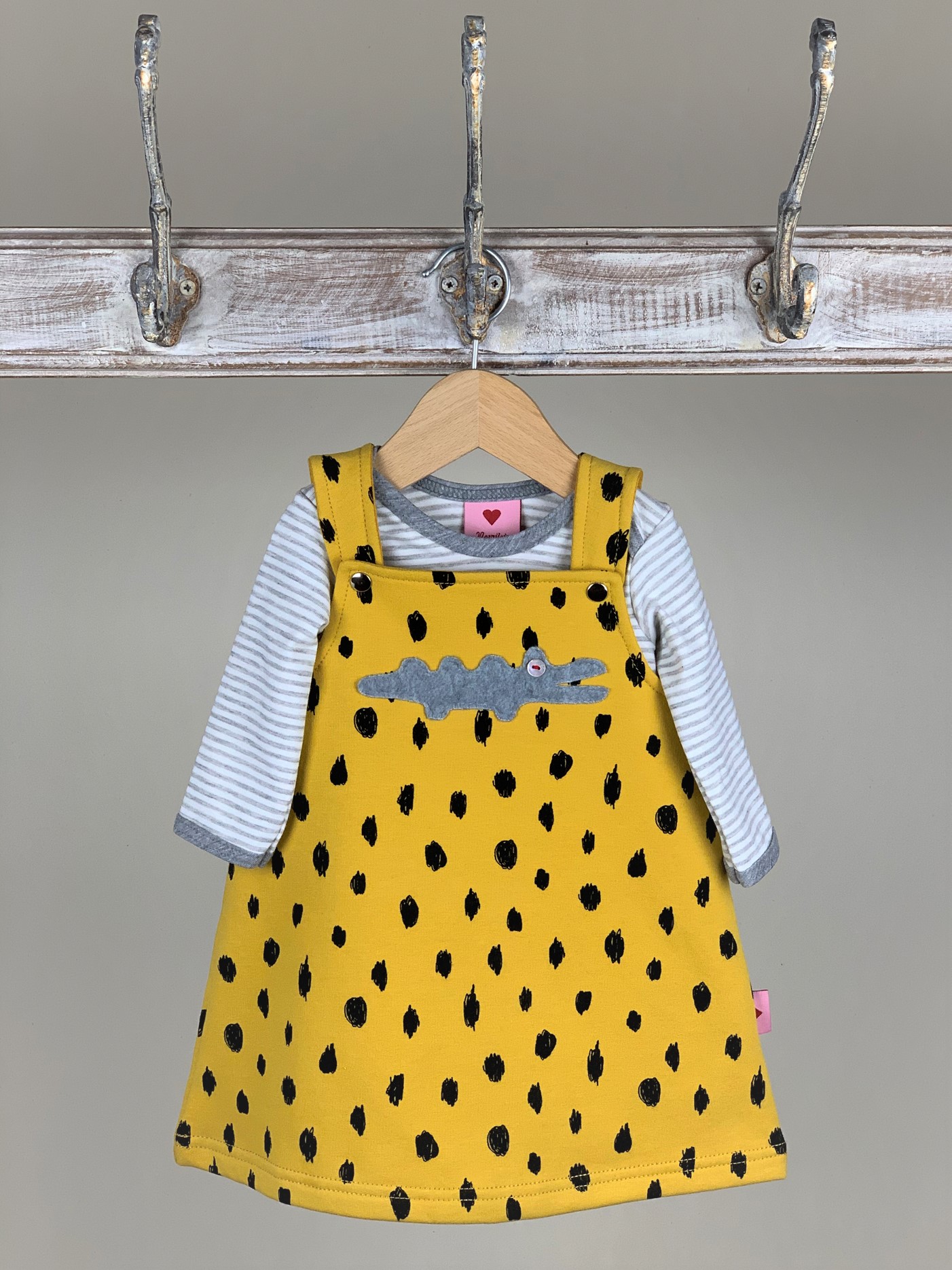 Kleid Baby Kroko Crazy dots