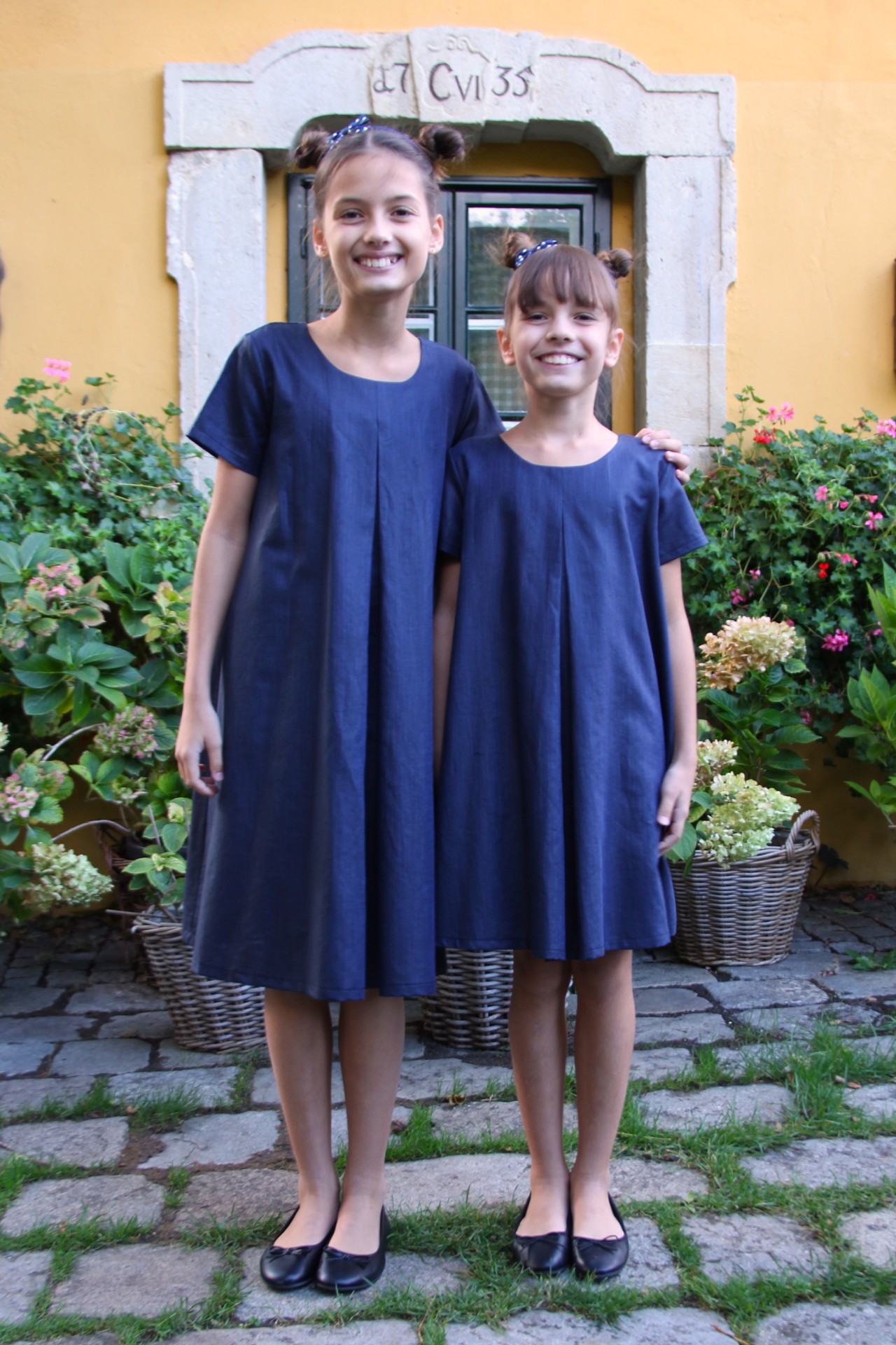 Mädchen Kombi dunkelblau