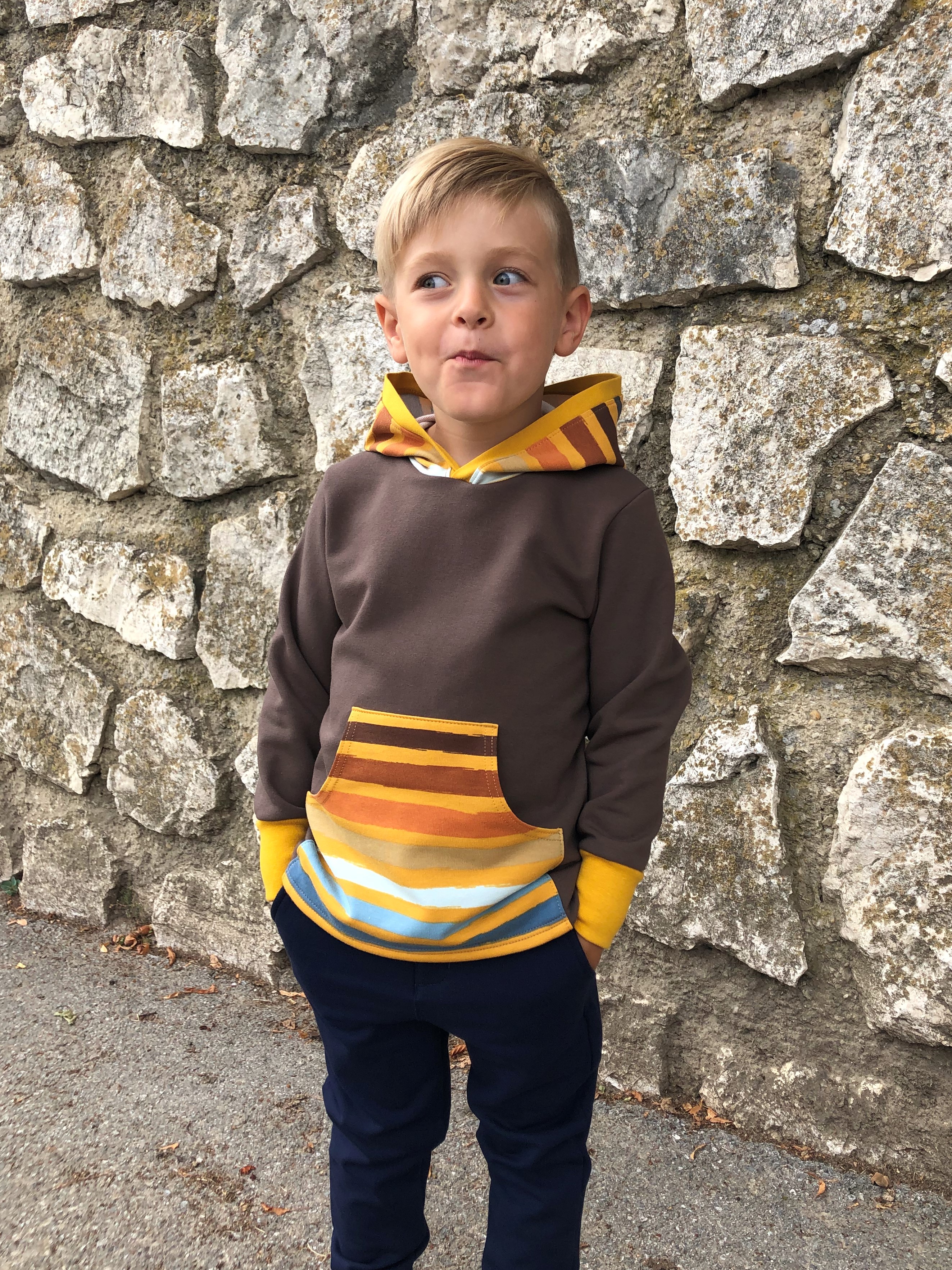 Pullover stripes Braun Pullover stripes Braun