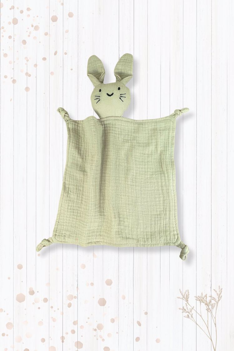 Schmusetuch Hase musselin beige