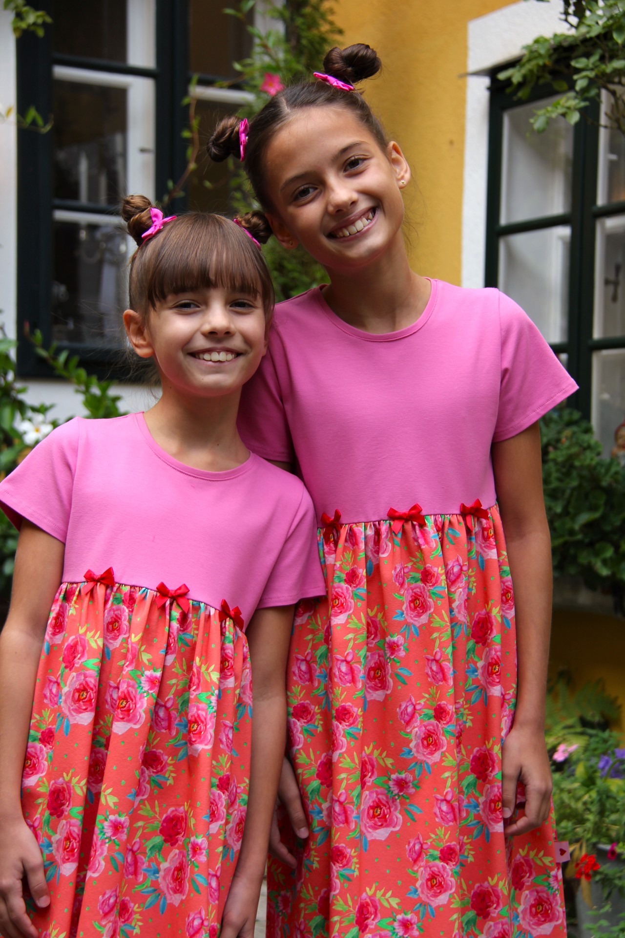 Mädchen Kombi Roses