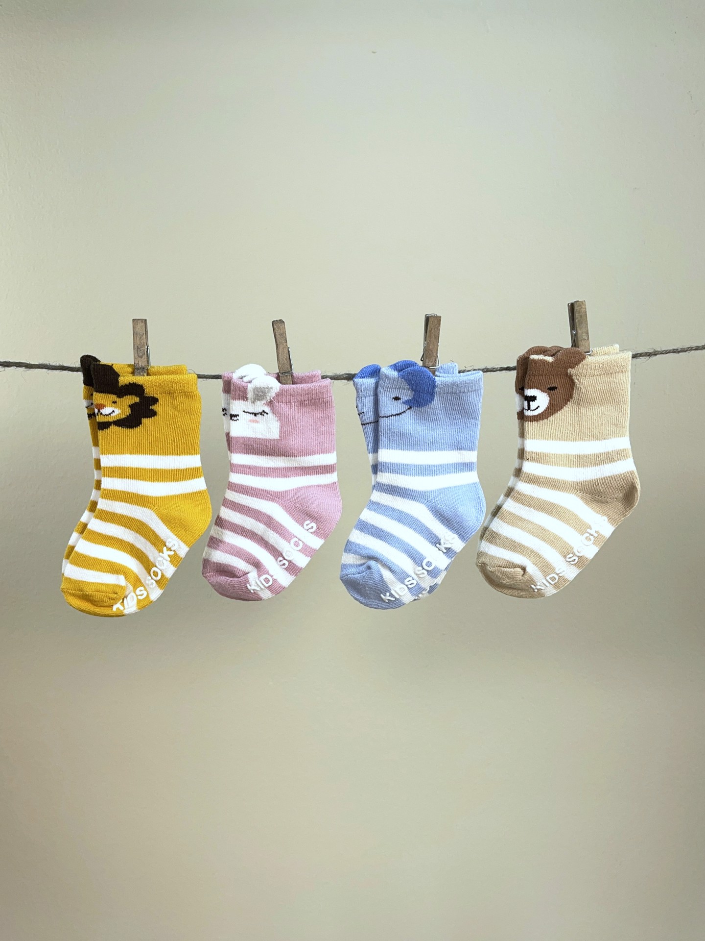 Socken gestreift