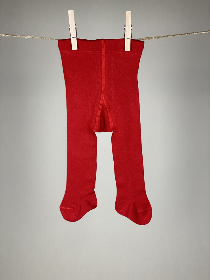 Strumpfhose Kids Basic rot
