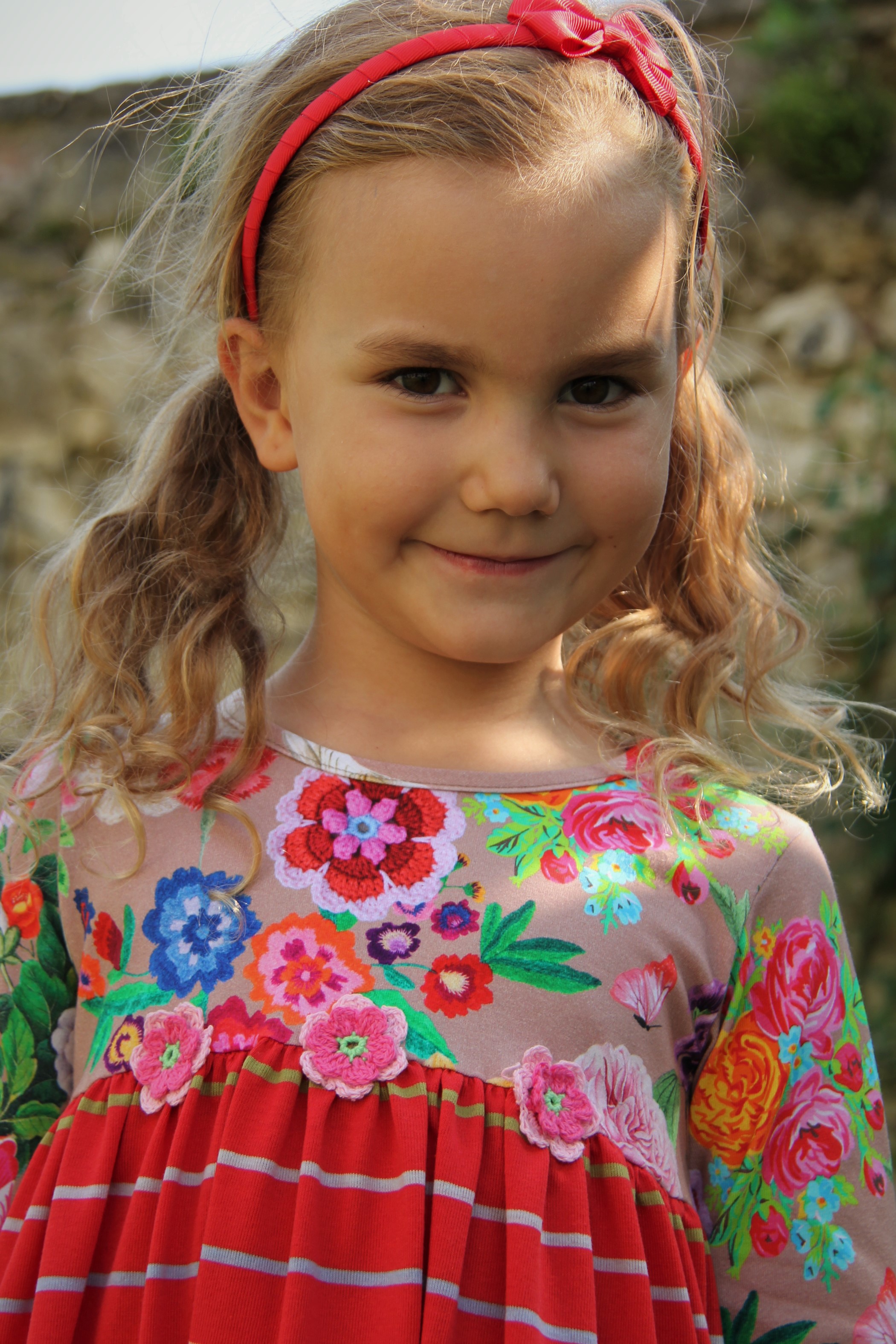 Kleid Floral gestreift Kleid Floral gestreift