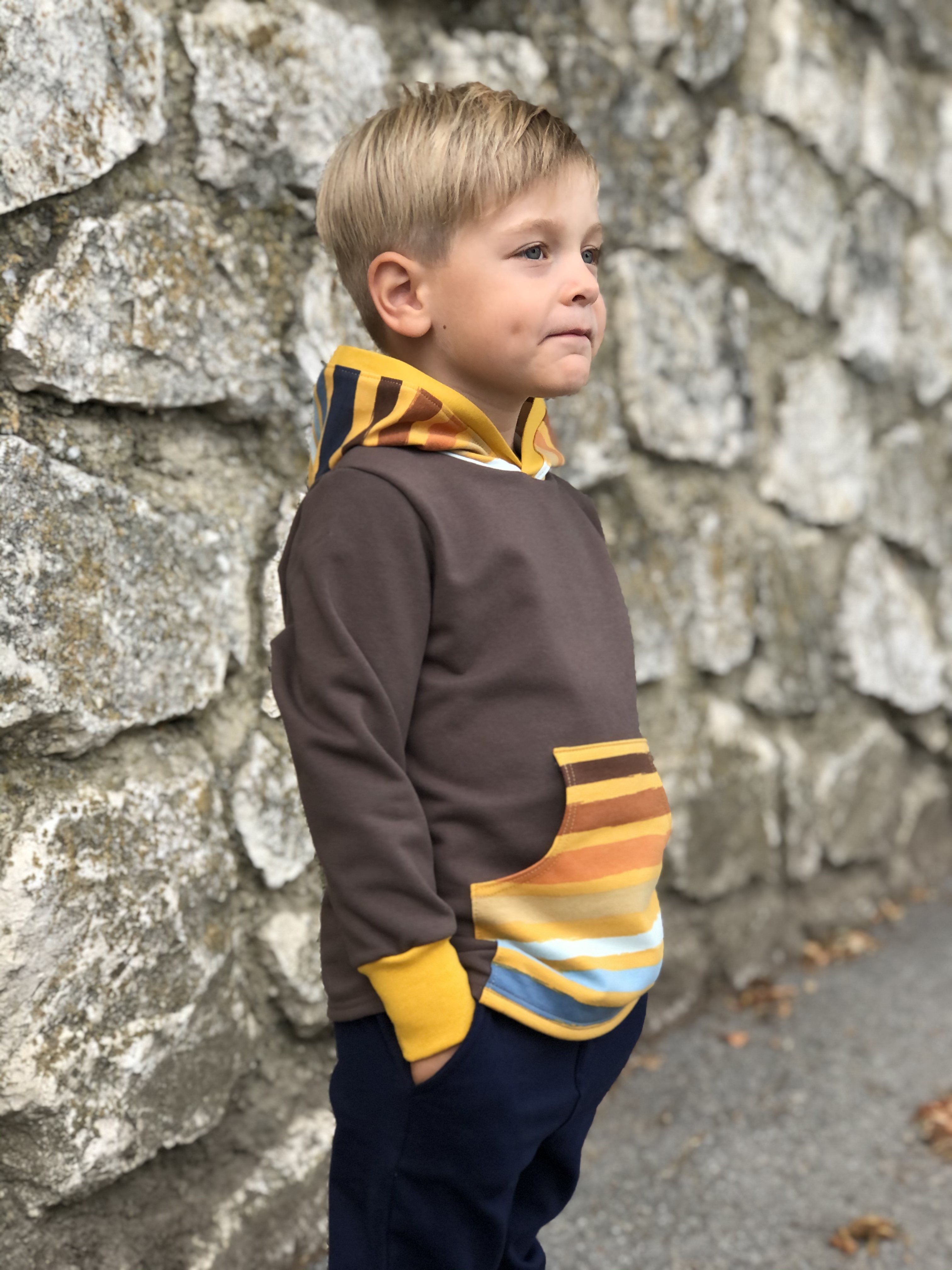 Pullover stripes Braun Pullover stripes Braun
